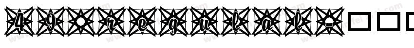 49 regulal字体转换